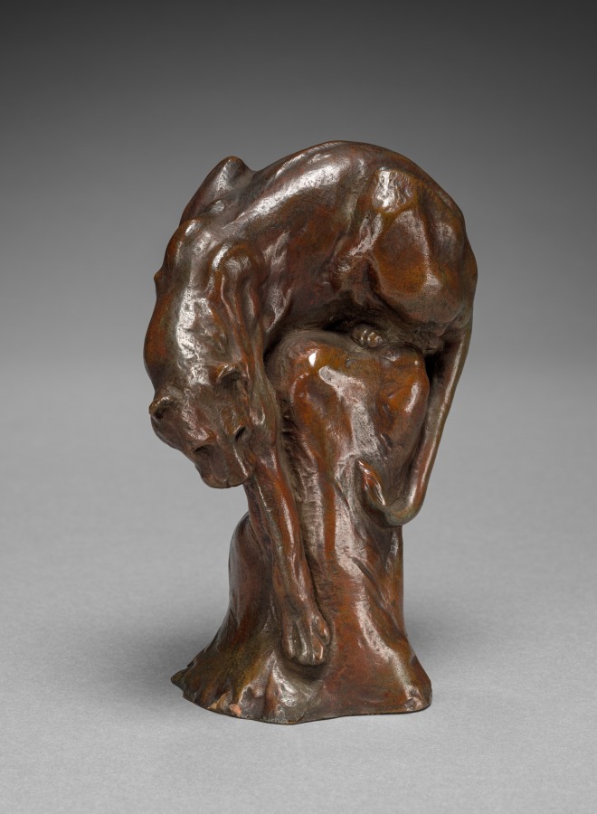 Reaching Jaguar, Anna Hyatt Huntington, modeled c. 1905–6, cast before 1923