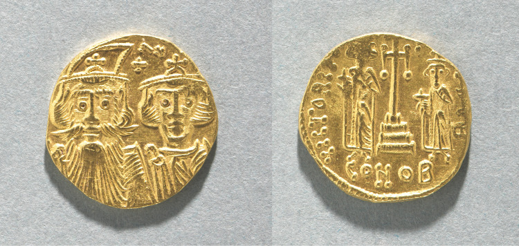 Solidus of Constans II and Constantine IV