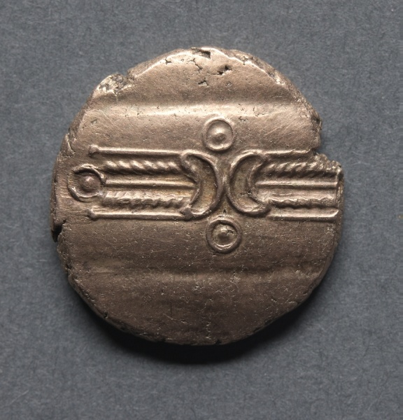 Dubnovellaunos Stater: Horse with Branch (reverse)