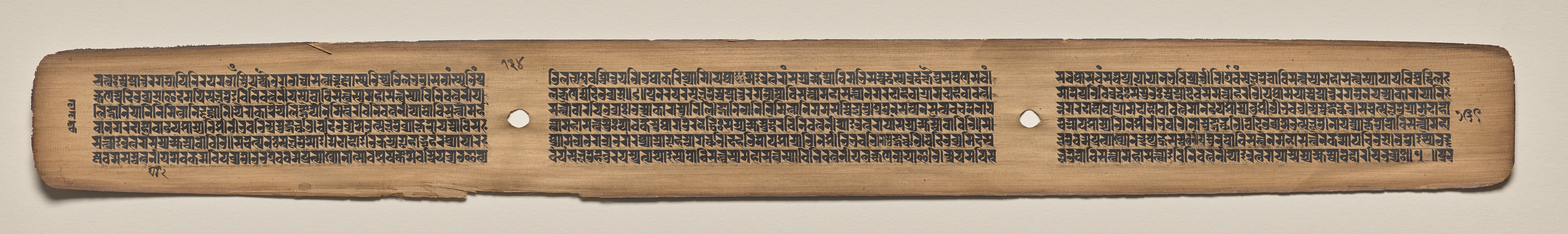 Text, Folio 134 (verso), from a Manuscript of the Perfection of Wisdom in Eight Thousand Lines (Ashtasahasrika Prajnaparamita-sutra)
