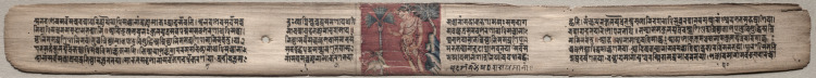 Sudhana and an antelope, folio 73 (recto) from a Gandavyuha-sutra (Scripture of the Supreme Array)