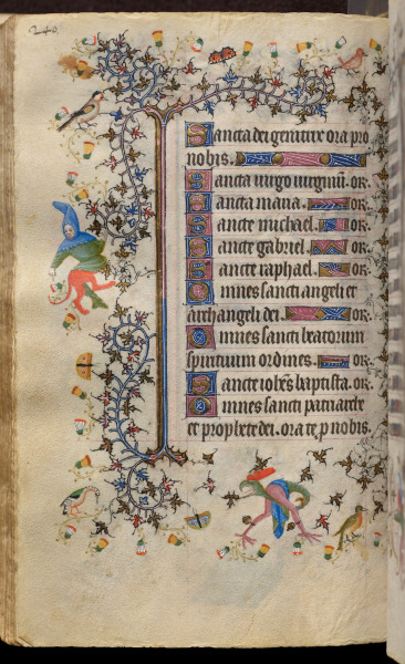 Hours of Charles the Noble, King of Navarre (1361-1425): fol. 120v, Text