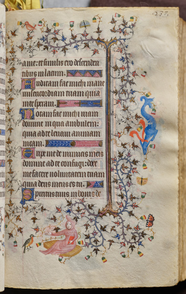 Hours of Charles the Noble, King of Navarre (1361-1425): fol. 119r, Text