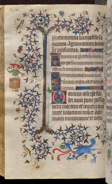 Hours of Charles the Noble, King of Navarre (1361-1425): fol. 132v, Text