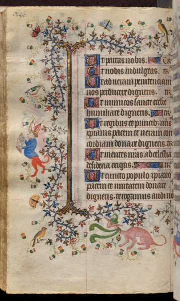 Hours of Charles the Noble, King of Navarre (1361-1425): fol. 125v, Text