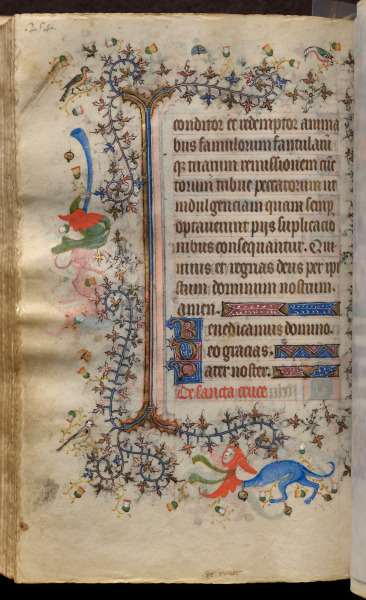 Hours of Charles the Noble, King of Navarre (1361-1425): fol. 127v, Text