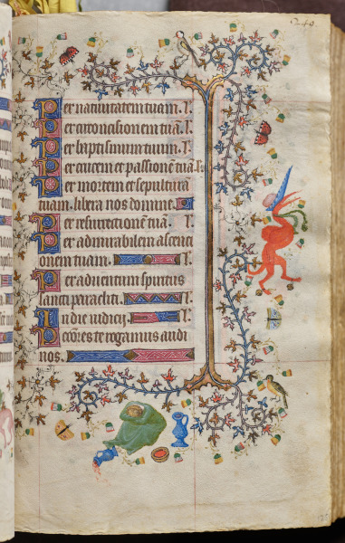 Hours of Charles the Noble, King of Navarre (1361-1425): fol. 125pr, Text