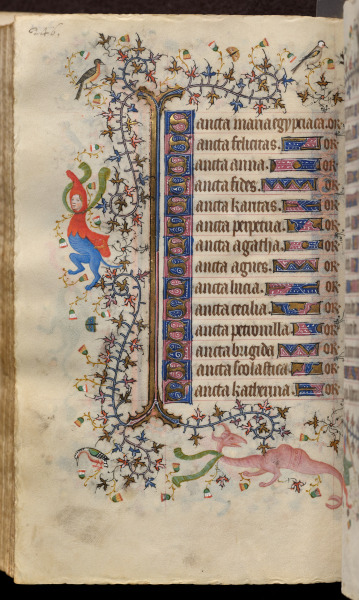 Hours of Charles the Noble, King of Navarre (1361-1425): fol. 123v, Text
