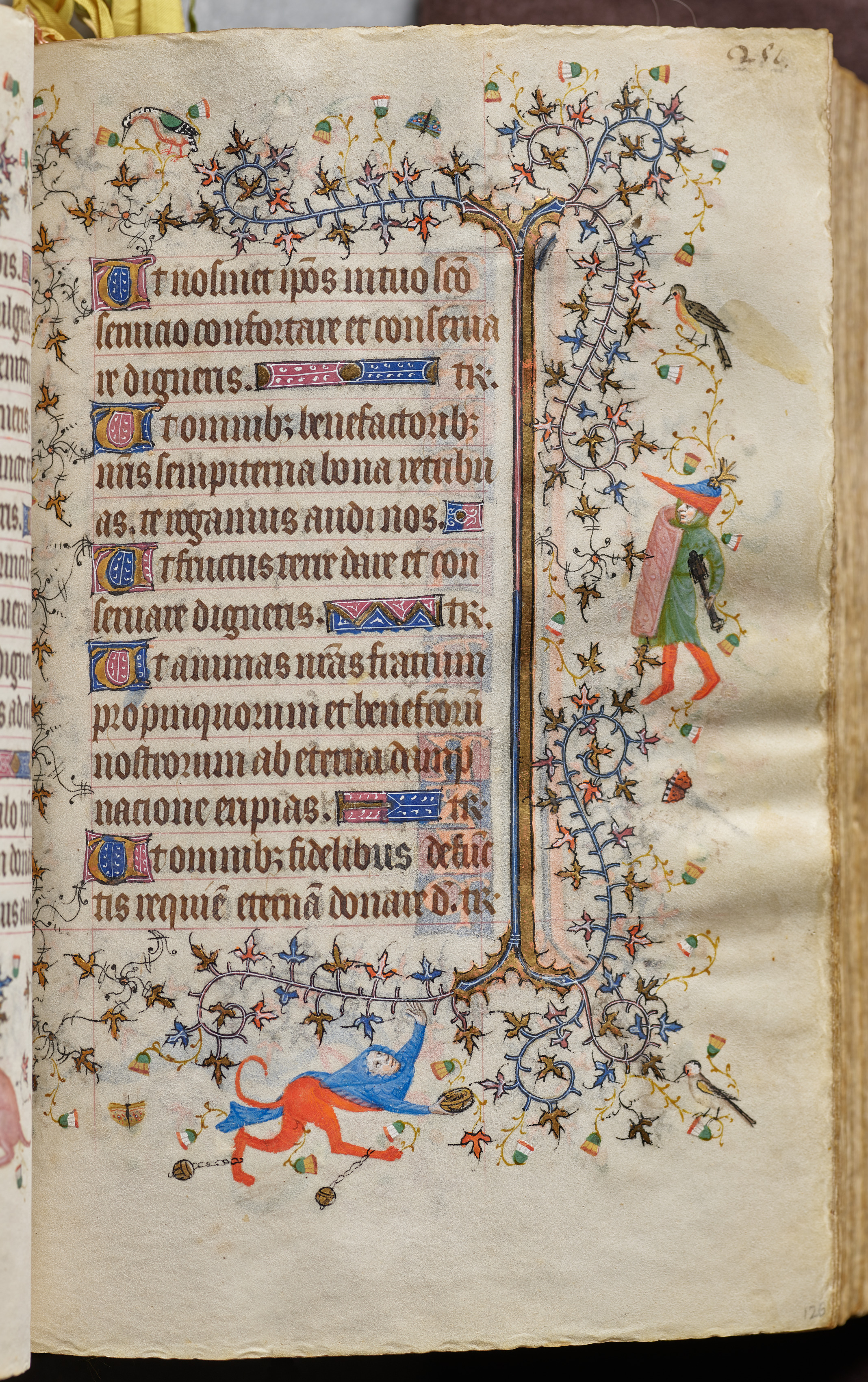 Hours of Charles the Noble, King of Navarre (1361-1425): fol. 126r, Text