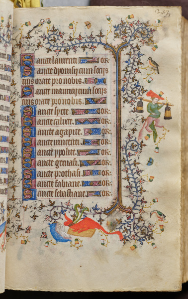 Hours of Charles the Noble, King of Navarre (1361-1425): fol. 122r, Text