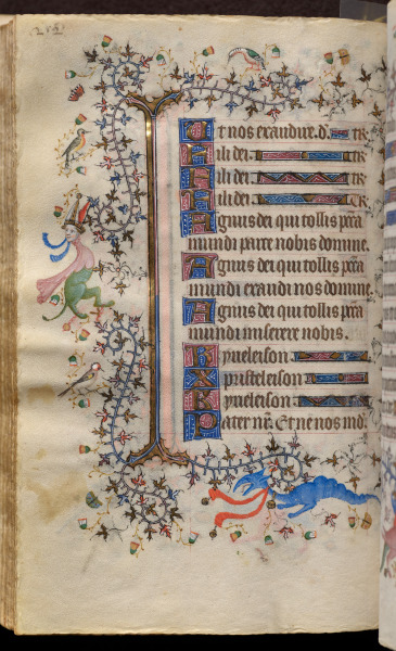 Hours of Charles the Noble, King of Navarre (1361-1425): fol. 126v, Text