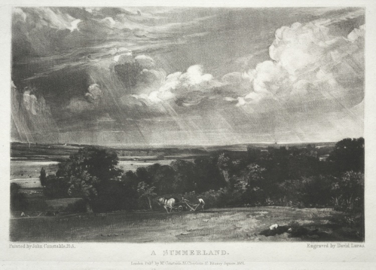 Various Subjects of Landscape, Characteristic of English Scenery from Pictures Painted by John Constable, R.A.:  A Summerland