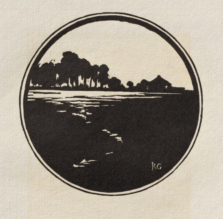 Twelve Wood Engravings by Robert Gibbings: Plate 2, The Little Copse