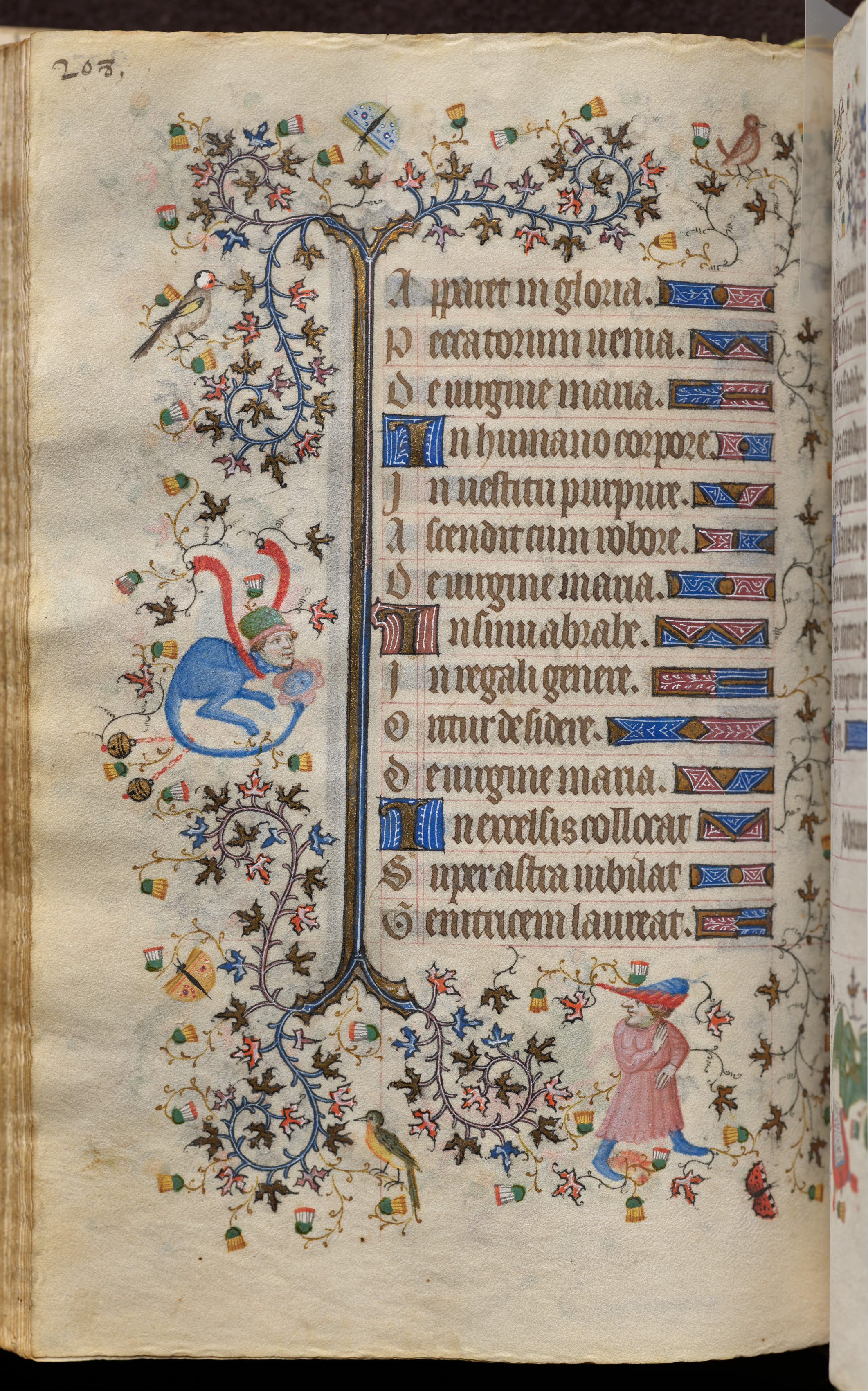 Hours of Charles the Noble, King of Navarre (1361-1425): fol. 104v, Text
