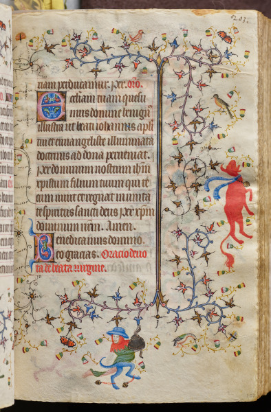 Hours of Charles the Noble, King of Navarre (1361-1425): fol. 102r, Text