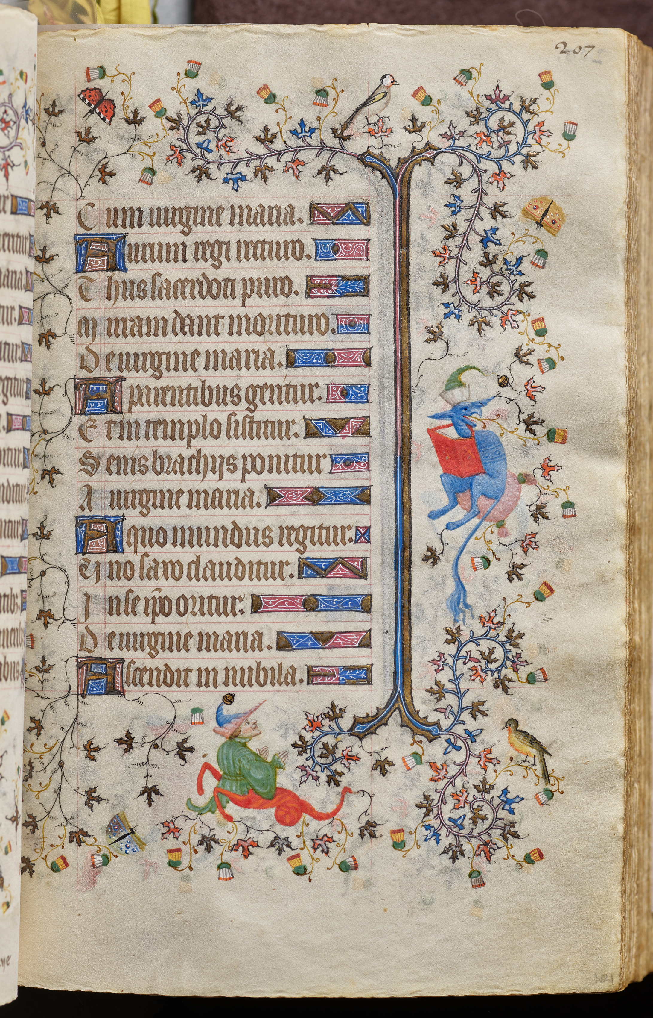 Hours of Charles the Noble, King of Navarre (1361-1425): fol. 104r, Text