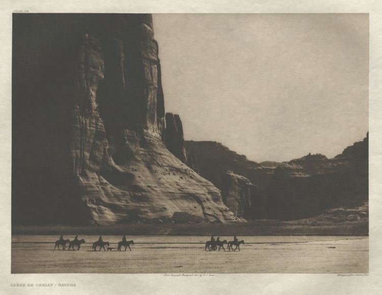 Portfolio I, Plate 28: Cañon de Chelly-Navaho