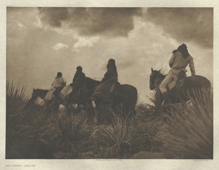 Portfolio I, Plate 9: The Storm-Apache