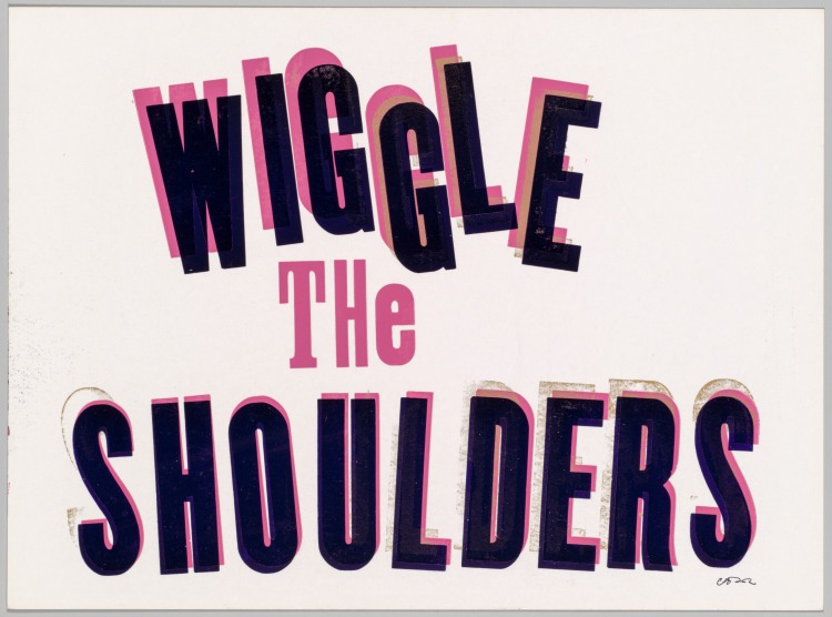 The Bad Air Smelled of Roses: Wiggle the Shoulders