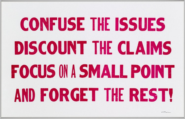 The Bad Air Smelled of Roses: Confuse the Issues Discount the Claims Focus on a Small Point and Forget the Rest!