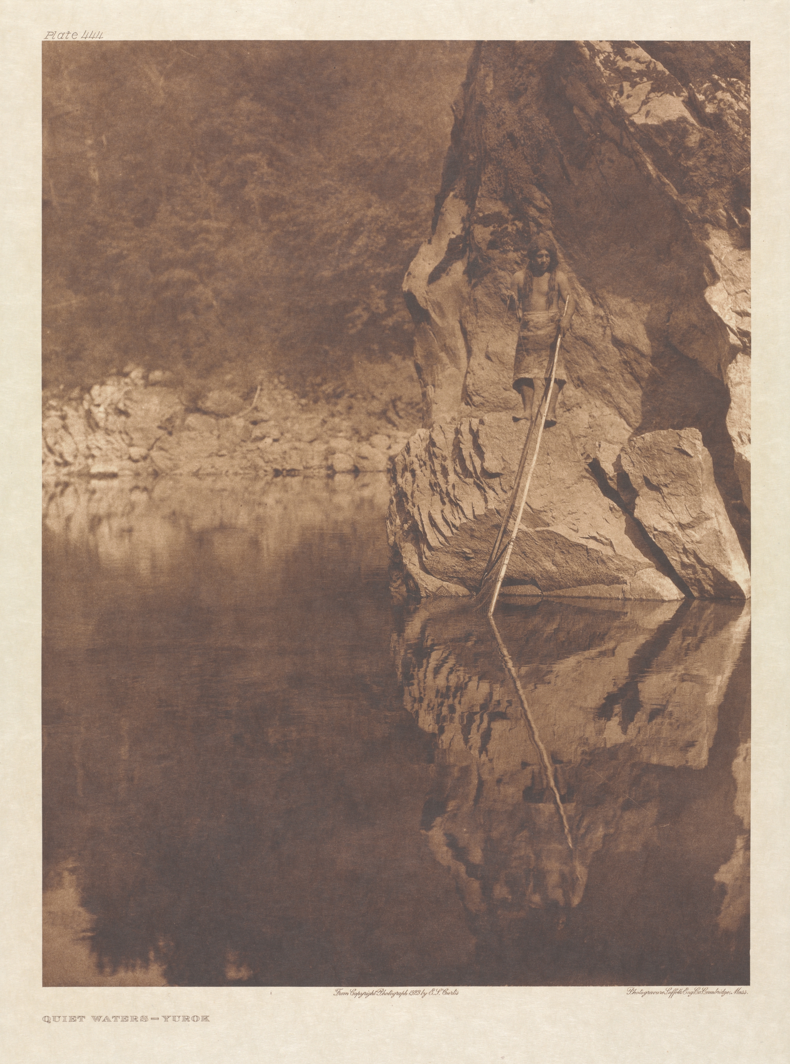 Portfolio XIII, Plate 444: Quiet Waters - Yurok