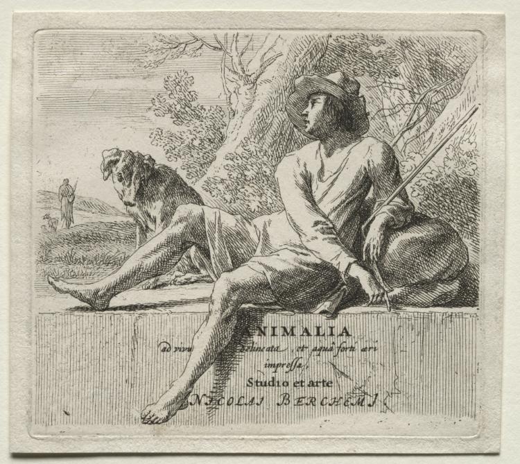 Animalia: Frontispiece, Shepherd and Dog