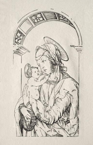 The Virgin with the Child under an arch