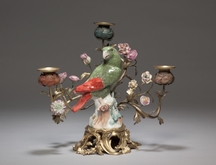 Candelabrum with Parrot 