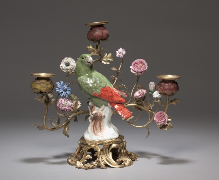 Candelabrum with Parrot 
