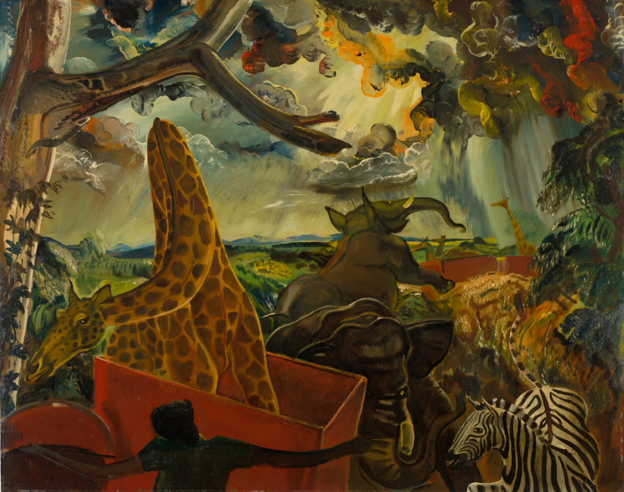 Circus and Storm, Paul B. Travis, 1945