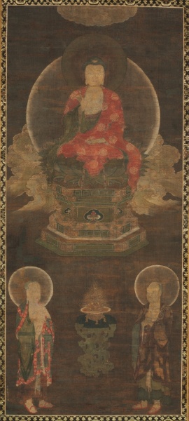 Shakyamuni Triad: Buddha Attended by Manjushri and Samantabhadra (Buddha)