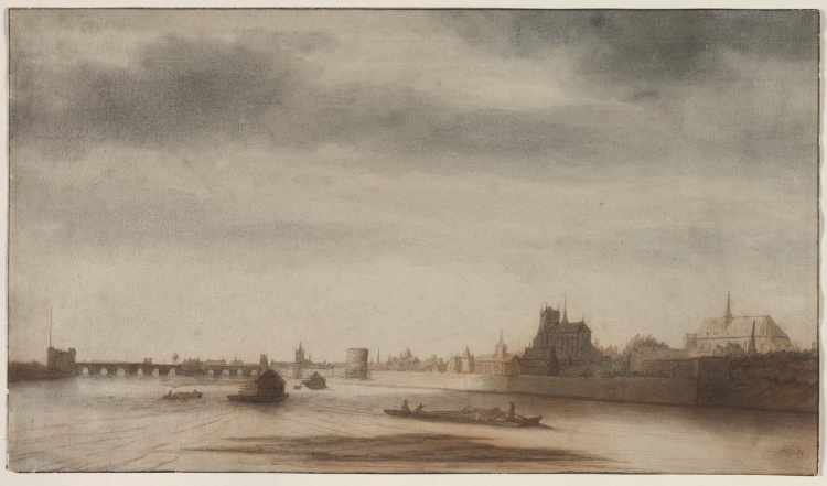View of Orléans from the Loire
