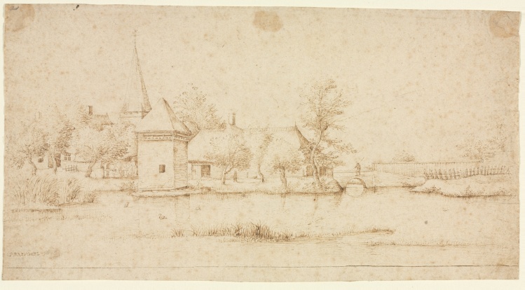 Landscape with a Moated Village