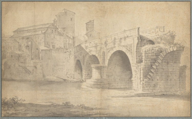 View of the Ponte Rotto, Rome