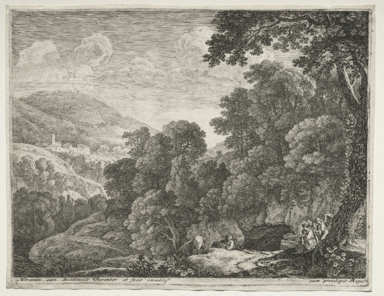 The Flight into Egypt:  The Cave