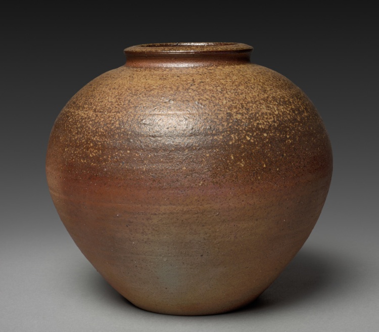 Vase: Bizen Ware