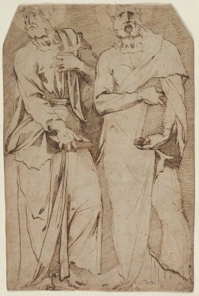 Two Standing Saints