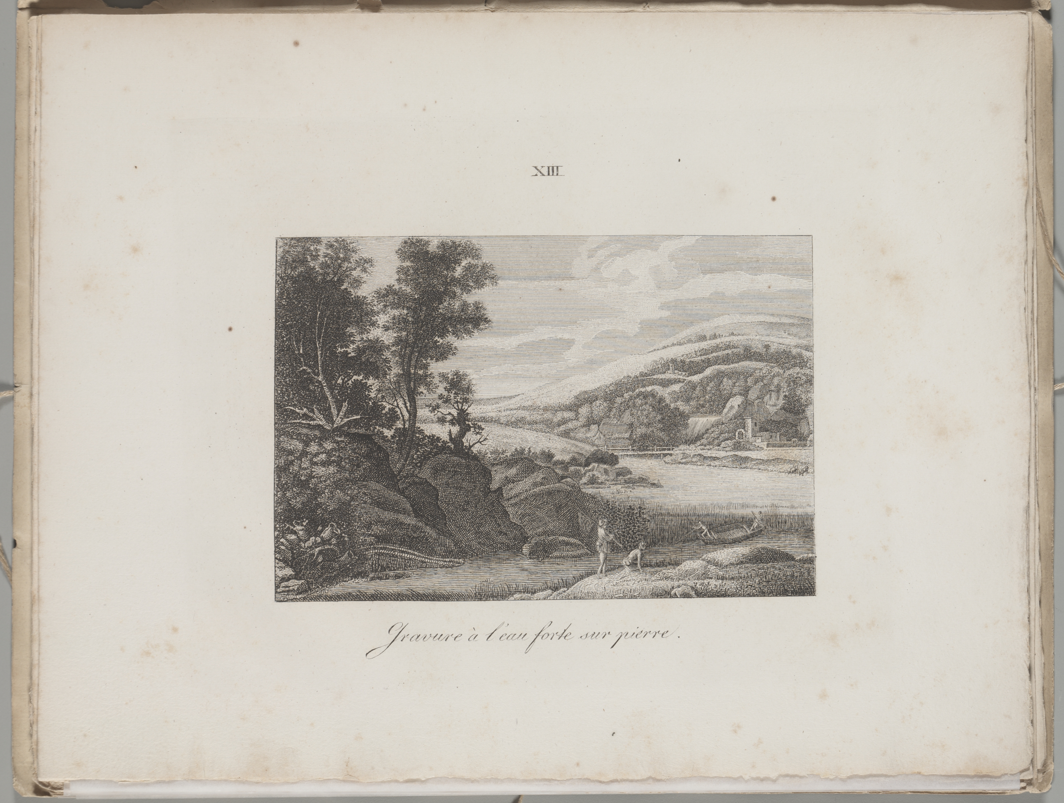 Art of the Lithograph: River Landscape, Plate XIII 
