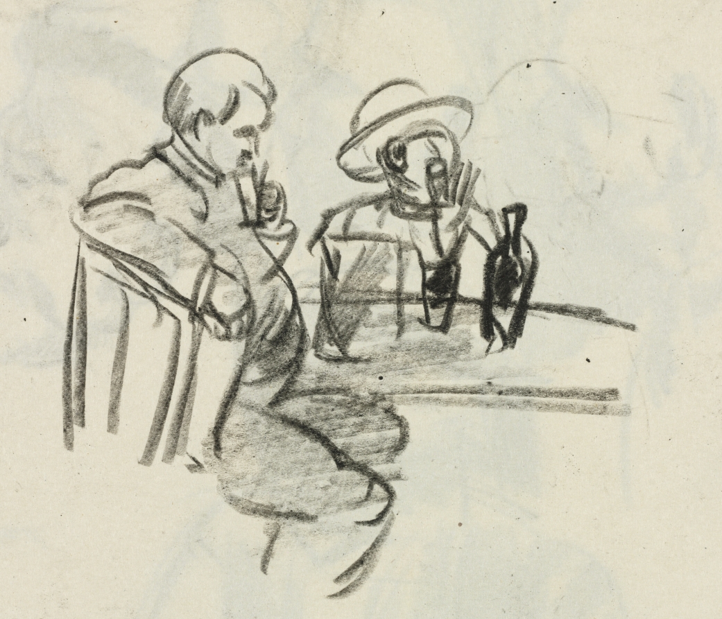 In a French Café, William S. Gisch, 1930
