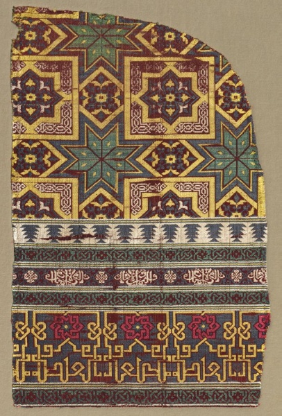 Alhambra hanging fragment with decorated bands