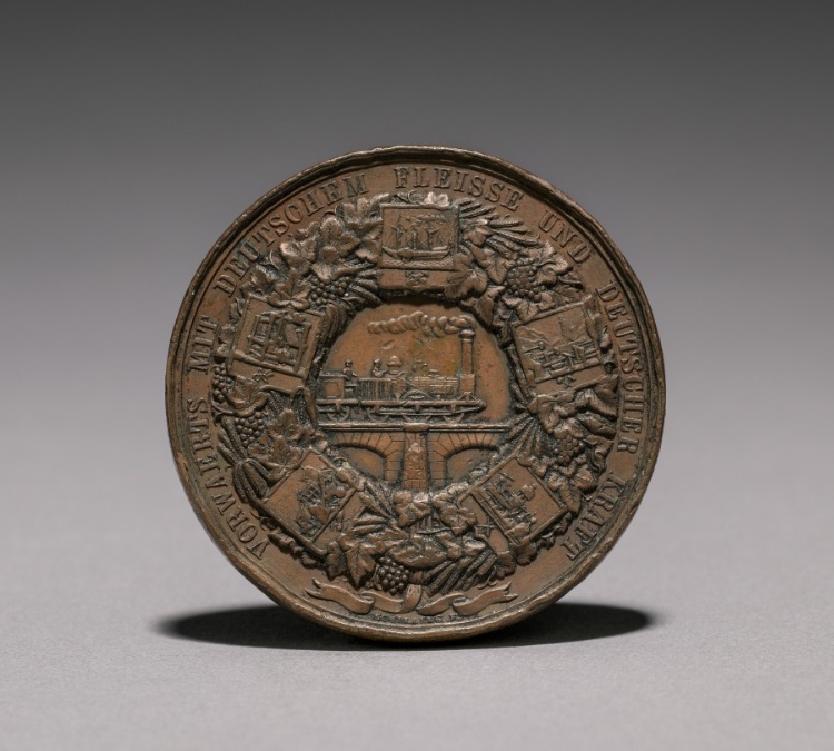 Medal Commemorating the Exhibition of Textiles, Berlin, 1844 (reverse)