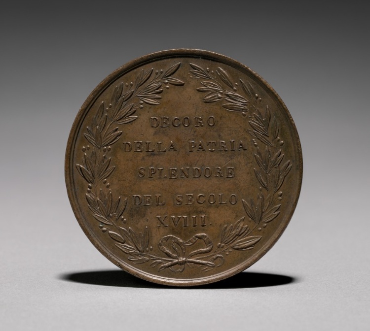 Medal: Guiseppe Rossi Pittore (reverse)