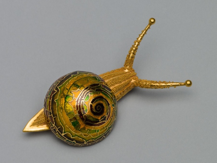 Snail Necklace-Pin (Snail Pin)