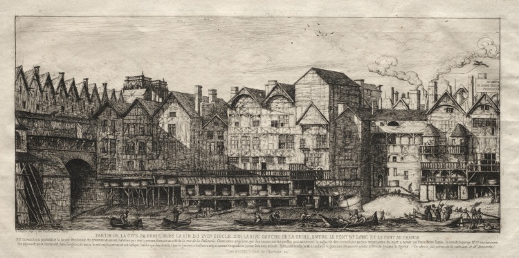 View of Part of the City of Paris, Towards the Close of the 17th Century