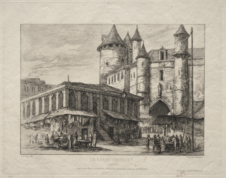 The Grand Châtelet, Paris, about 1780
