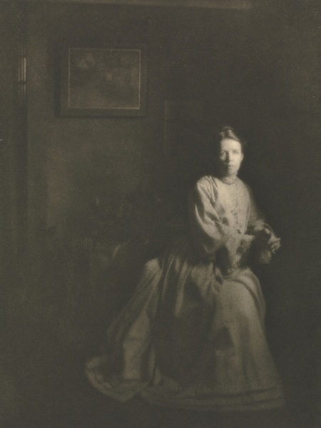 Camera Work: Portrait - Mrs. Clarence H. White