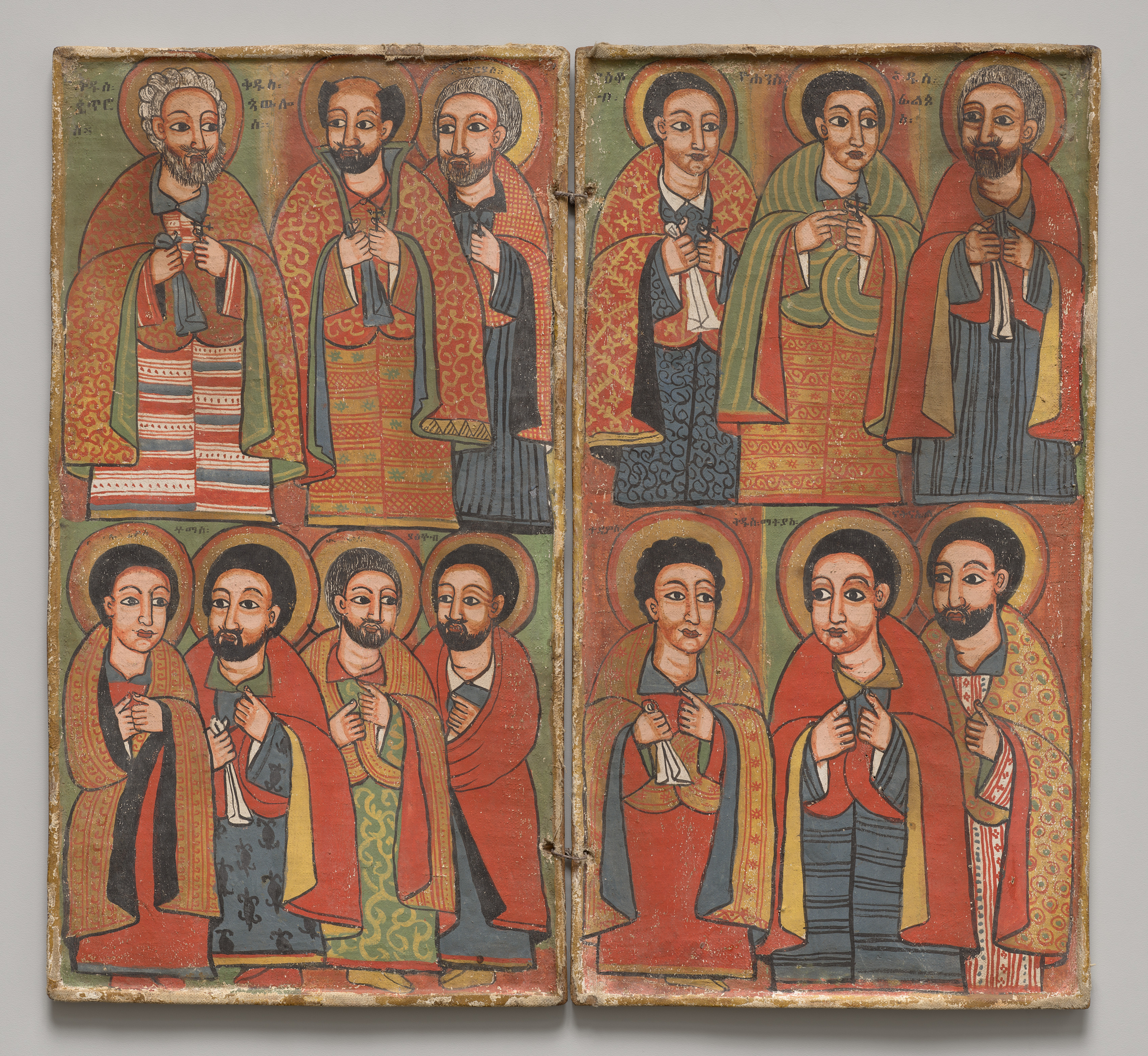 Diptych with Twelve Apostles & St. Paul