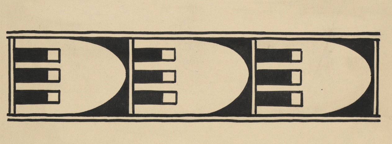 San Ildefonso Pottery Design, Kenneth M. Chapman, Before 1928