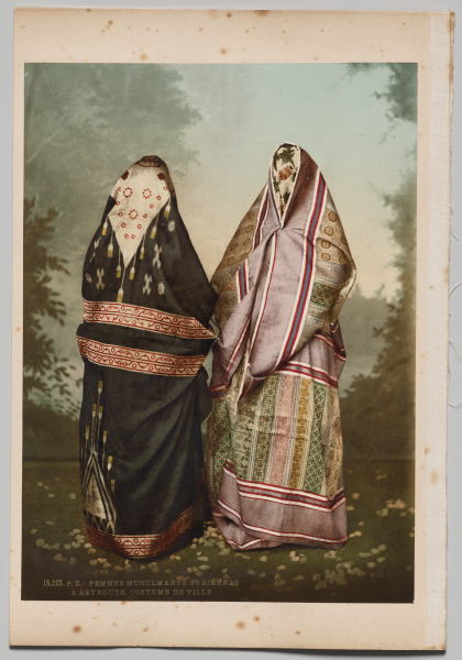Femmes musulmanes Syriennes à Beyrouth, Costume de Ville (Two Women)