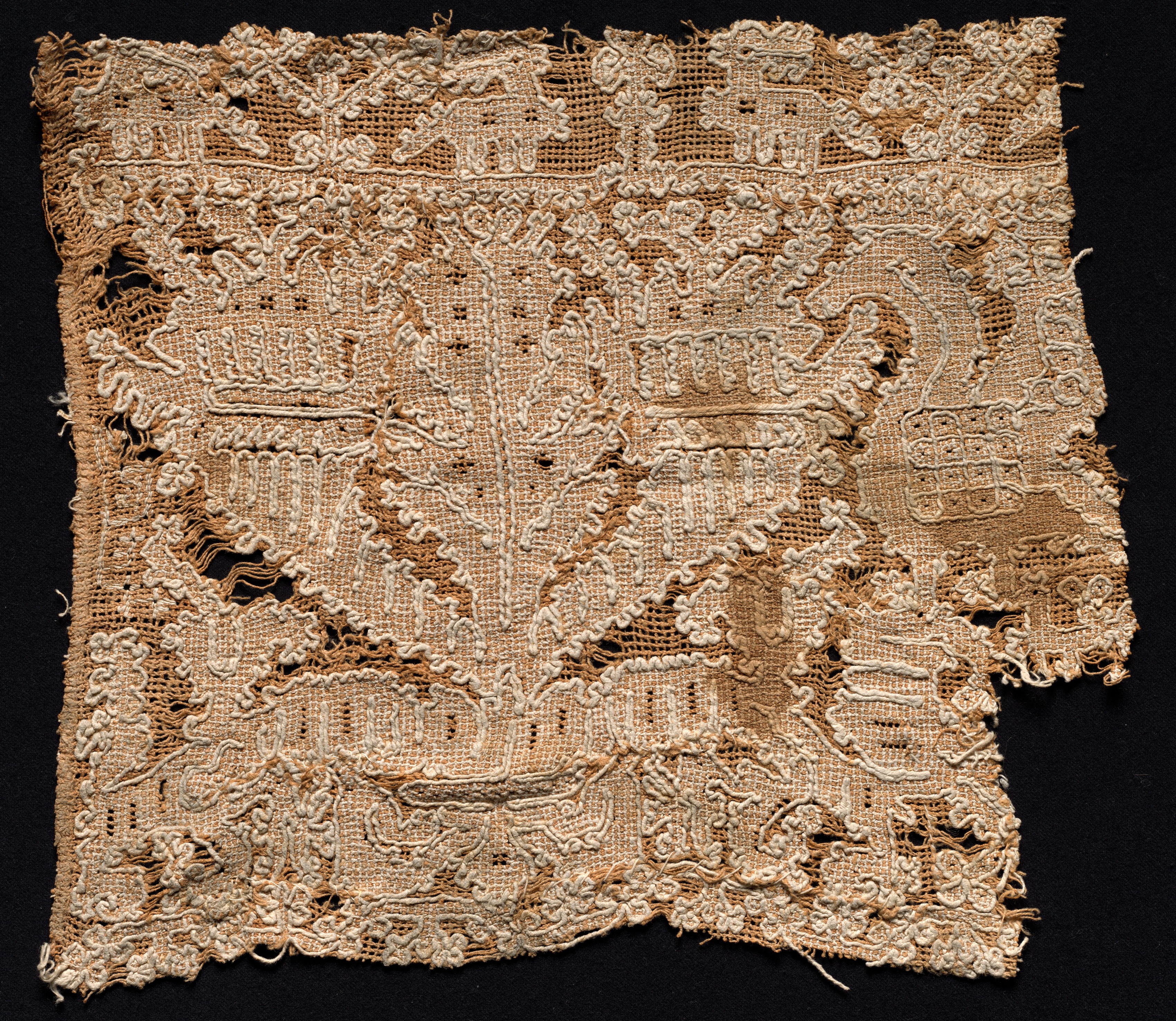 Fragment with Animal and Vegetal Motifs